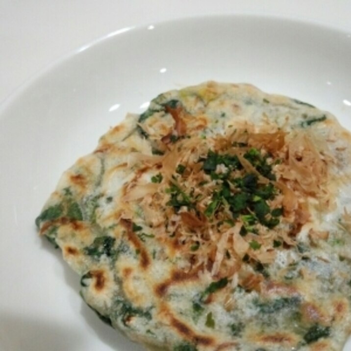 ほうれん草とツナのお好み焼き☆離乳食